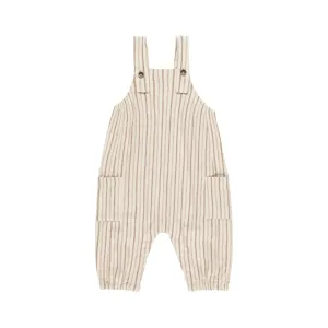 Cargo Baby Overall - Saddle Pinstripe