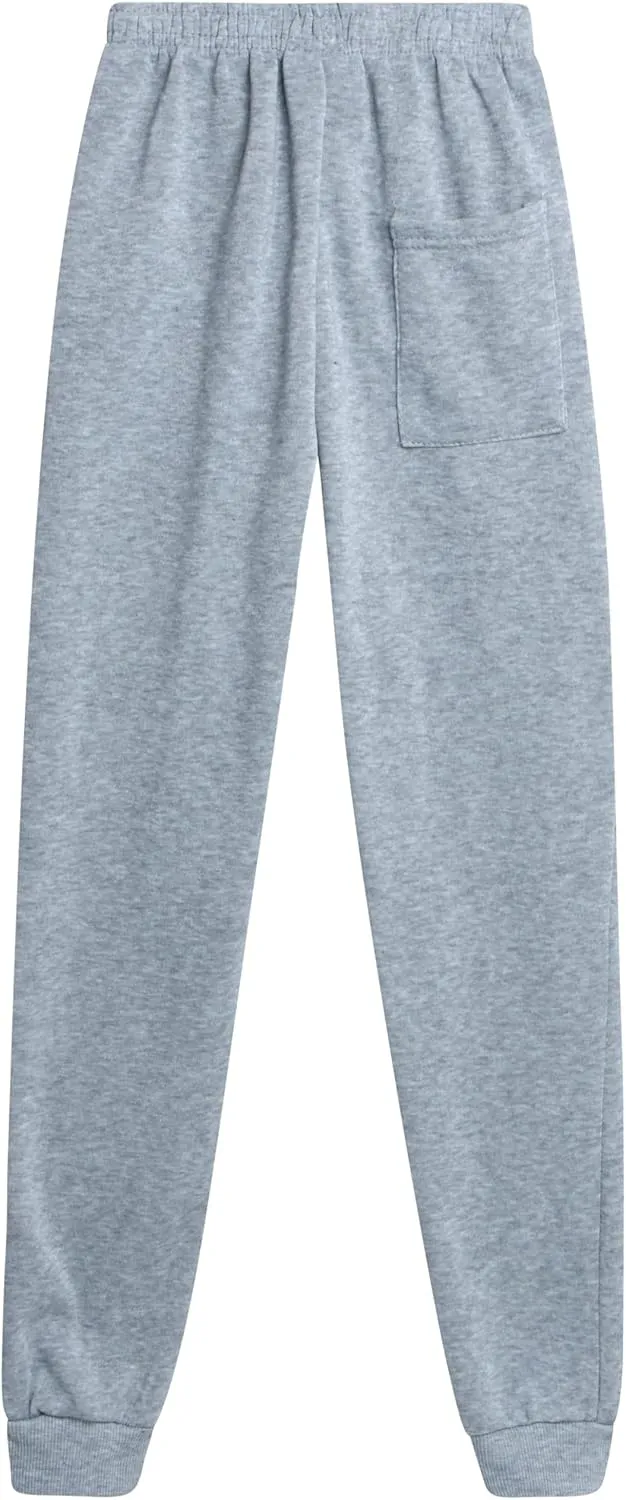 Coney Island Boys Sweatpants - 4 Pack Athletic Sweat Pants with Pocket Soft Boys Joggers Kids Sweatpants (Sizes 5-16)