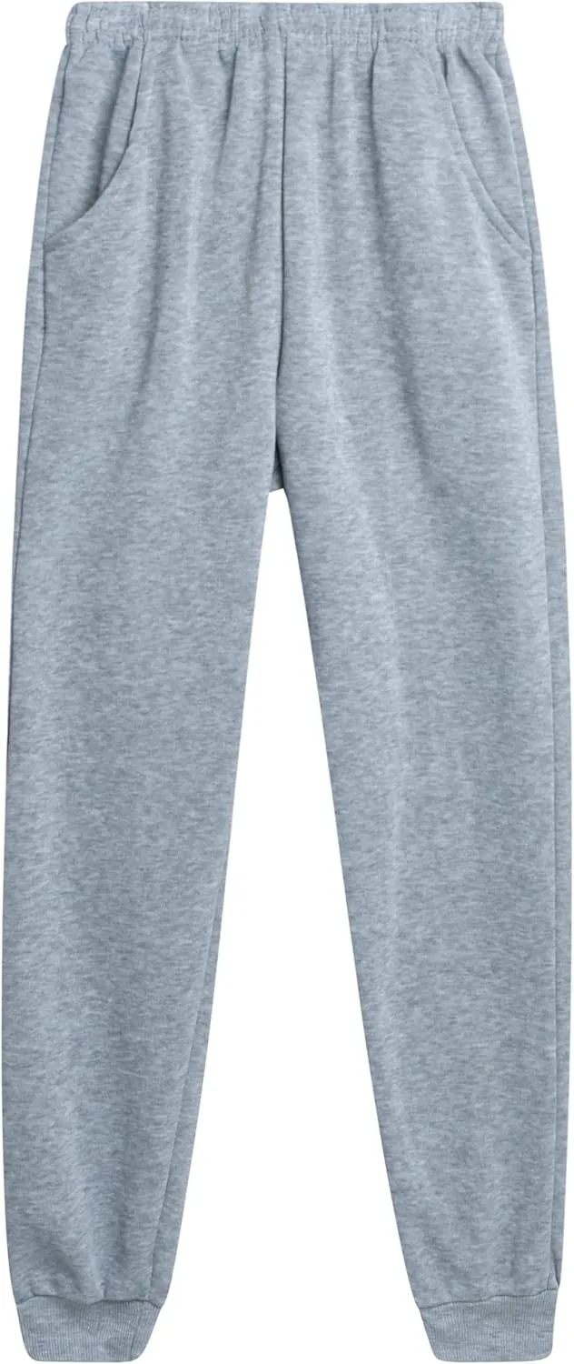 Coney Island Boys Sweatpants - 4 Pack Athletic Sweat Pants with Pocket Soft Boys Joggers Kids Sweatpants (Sizes 5-16)