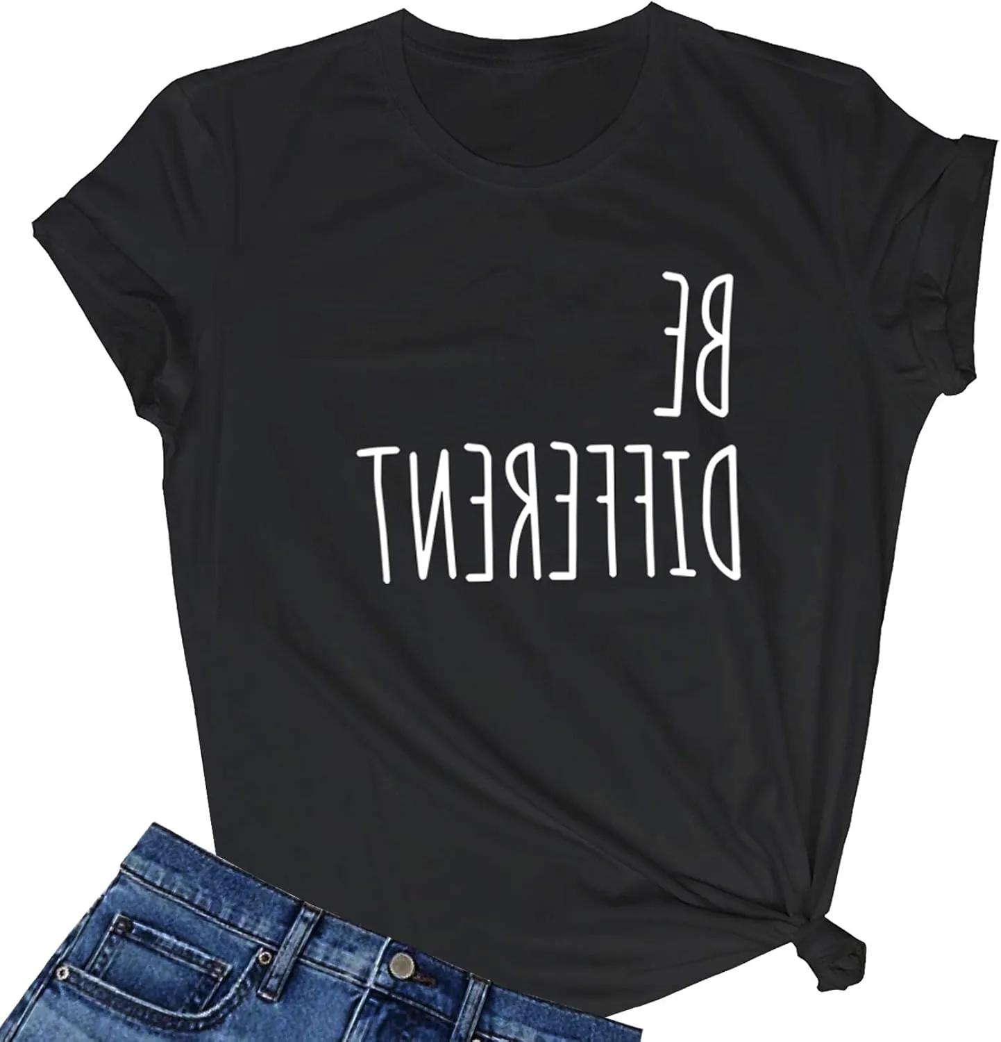 LOOKFACE Women's Cute T Shirt Junior Tops Teen Girls Graphic Tees