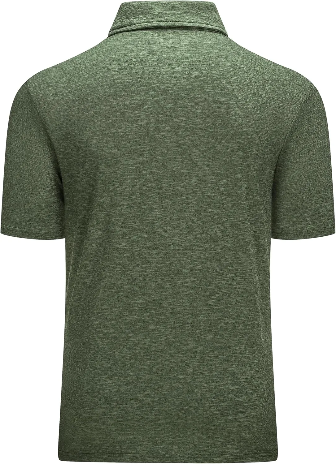 MAGCOMSEN Men's Short-Sleeve Polo,Golf Shirts for Men 3-Button Moisture Wicking,Athletic Outdoor Collared T-Shirt