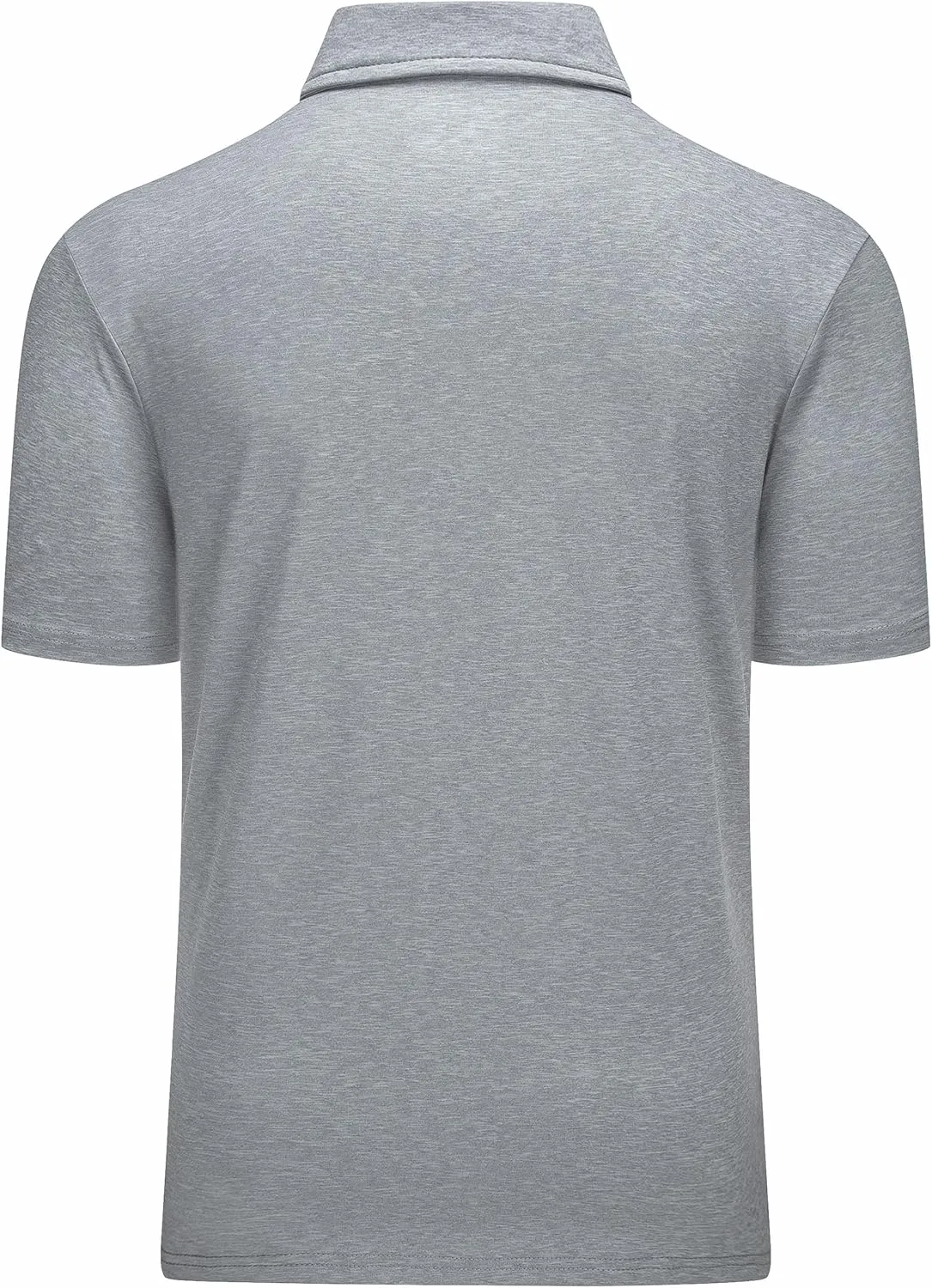 MAGCOMSEN Men's Short-Sleeve Polo,Golf Shirts for Men 3-Button Moisture Wicking,Athletic Outdoor Collared T-Shirt