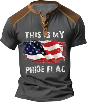 Mens Cotton Henley Shirts Short Sleeve Casual Muscle Gym Slim Fit T-Shirts Summer Button 1776 Shirts for Men