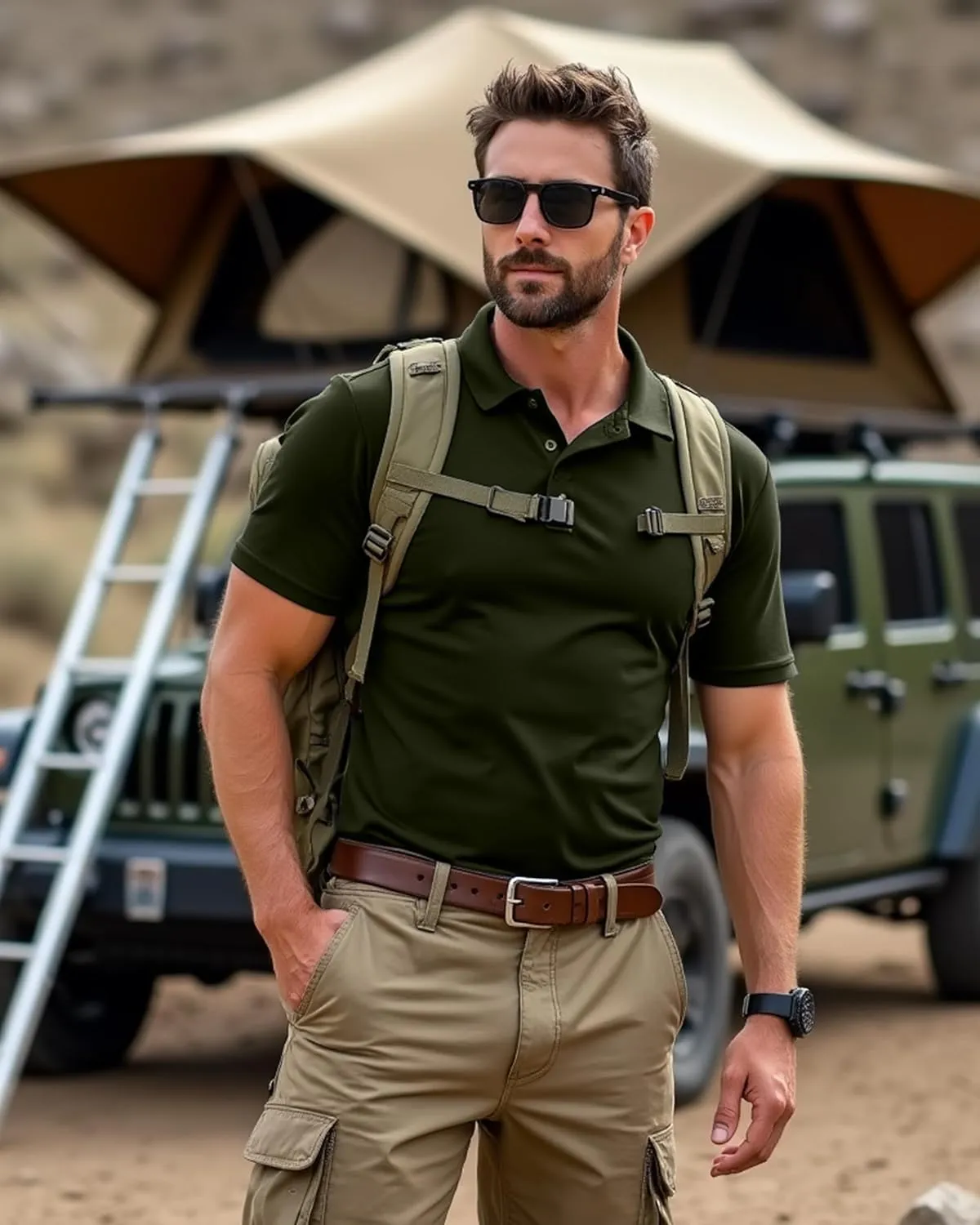 NY Threads Mens Polo Shirt Short Sleeves Quick Dry Performance Tactical Pique Jersey Golf Shirt