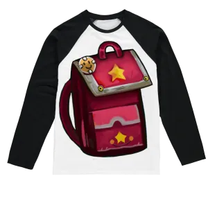 Pink Bag Sublimation Baseball Long Sleeve T-Shirt