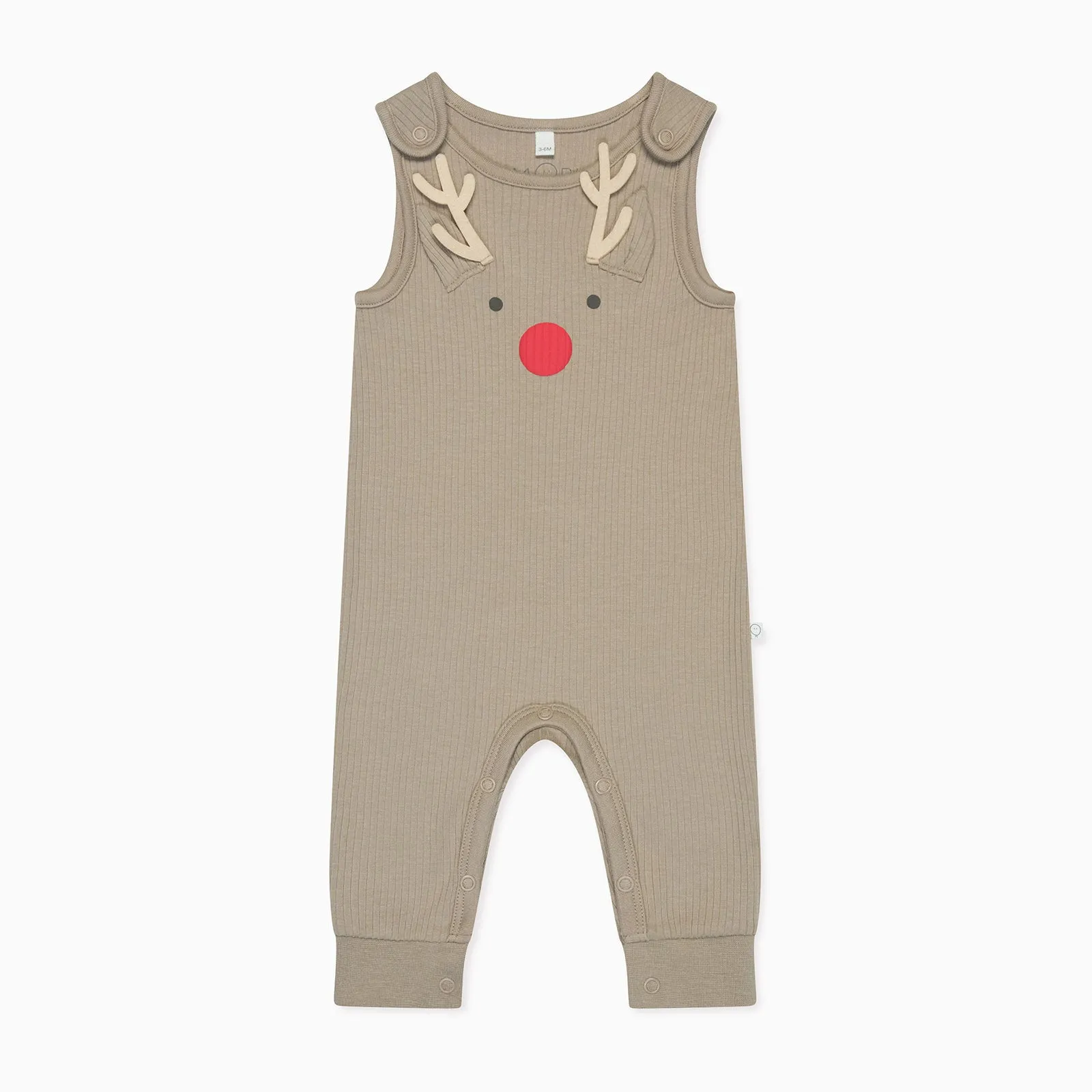 Reindeer Ribbed Overalls