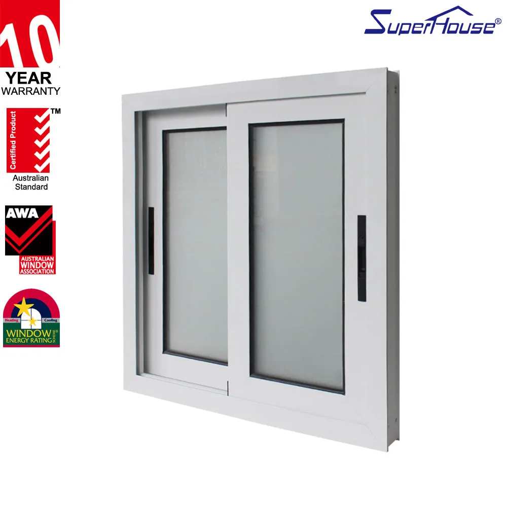 Superhouse USA Standard latest windproof design powder coating aluminium wheel sliding window