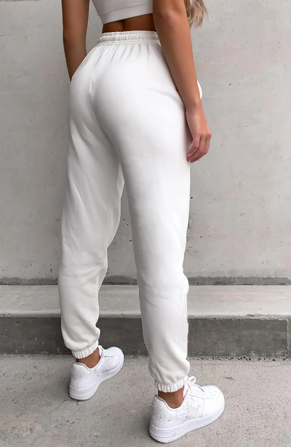 Waitfairy Sweatpants Women - Joggers for Women High Waist Baggy Sweat Pants for Womens Joggers with Pockets