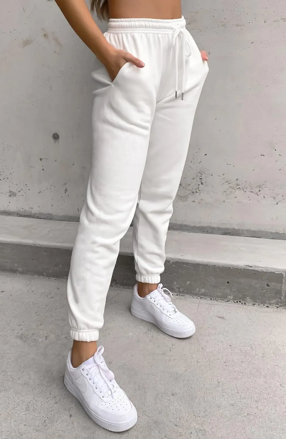 Waitfairy Sweatpants Women - Joggers for Women High Waist Baggy Sweat Pants for Womens Joggers with Pockets