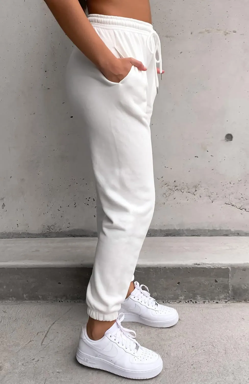 Waitfairy Sweatpants Women - Joggers for Women High Waist Baggy Sweat Pants for Womens Joggers with Pockets