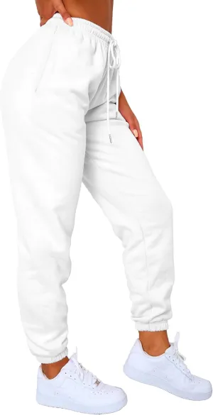 Waitfairy Sweatpants Women - Joggers for Women High Waist Baggy Sweat Pants for Womens Joggers with Pockets